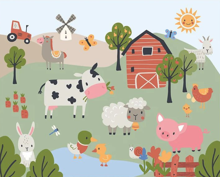 Farm Animals & Their Sounds